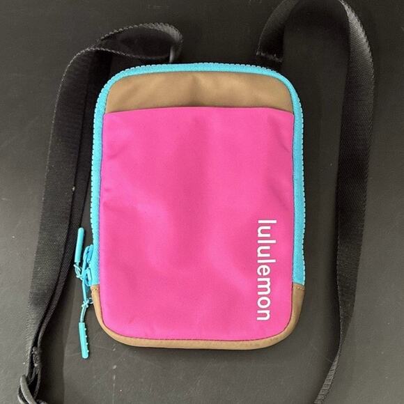 lululemon athletica Handbags - Lululemon Pink and Blue Bag